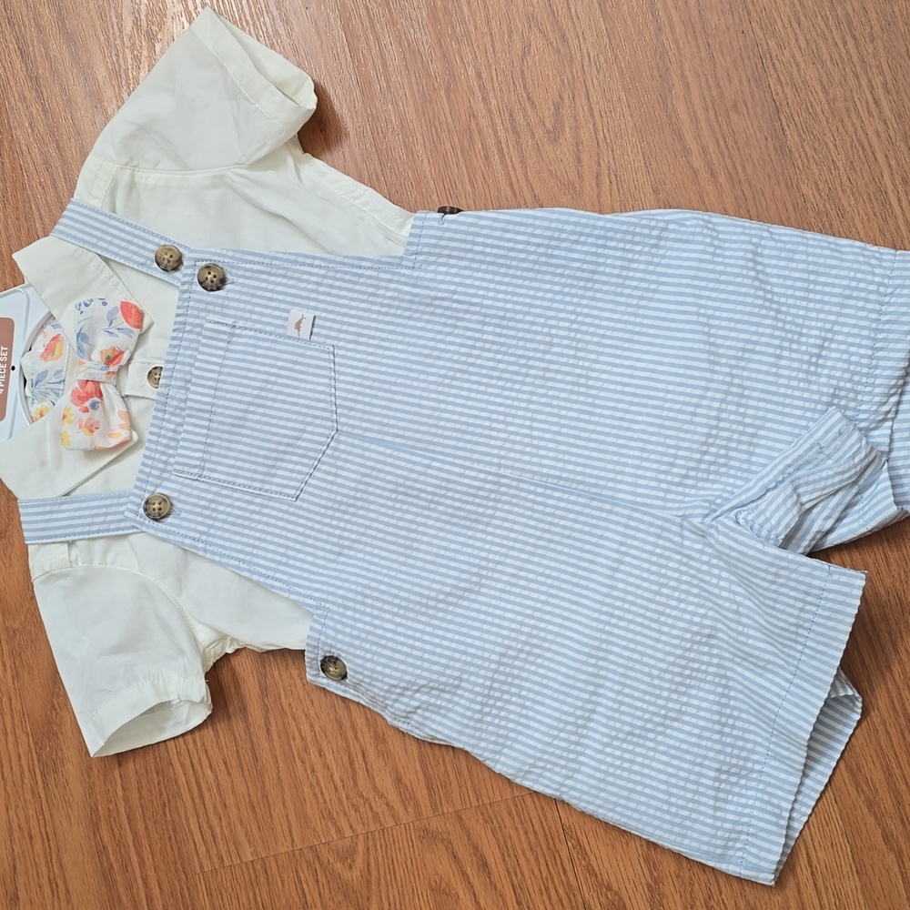 Tommy Bahama Boys Infant Baby Size 12 Months 3-Piece Set Outfit Vacation Cruise